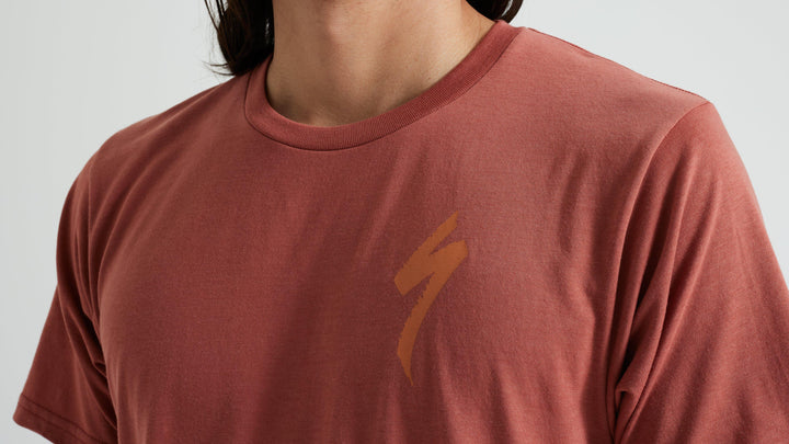Men's S-Logo Short Sleeve T-Shirt Terra Cotta XS