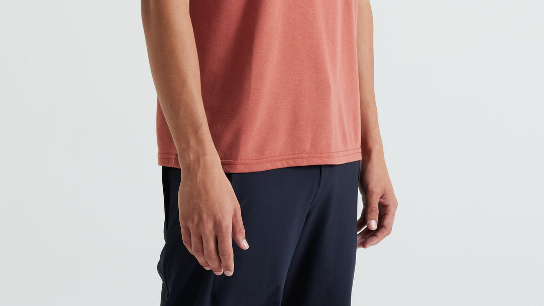 Men's S-Logo Short Sleeve T-Shirt Terra Cotta XS