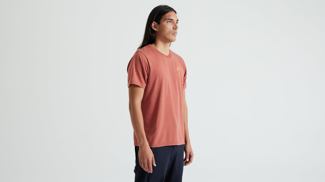 Men's S-Logo Short Sleeve T-Shirt Terra Cotta XS