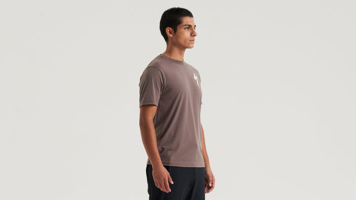 Men's S-Logo Short Sleeve T-Shirt Terra Cotta XS