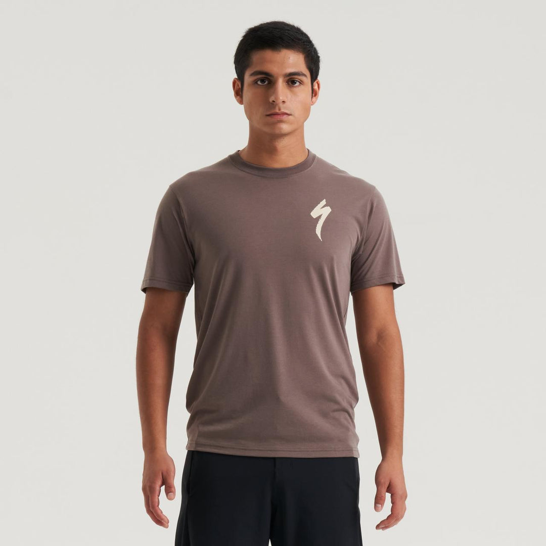 Men's S-Logo Short Sleeve T-Shirt Terra Cotta XS
