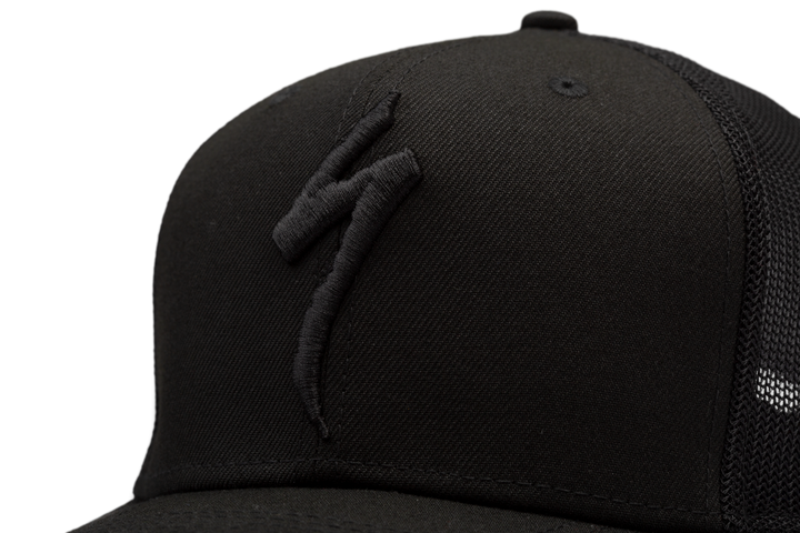 New Era Trucker Hat S-Logo Blk Osfa