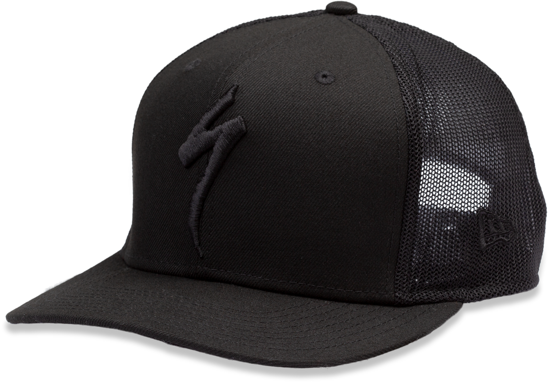 New Era Trucker Hat S-Logo Blk Osfa