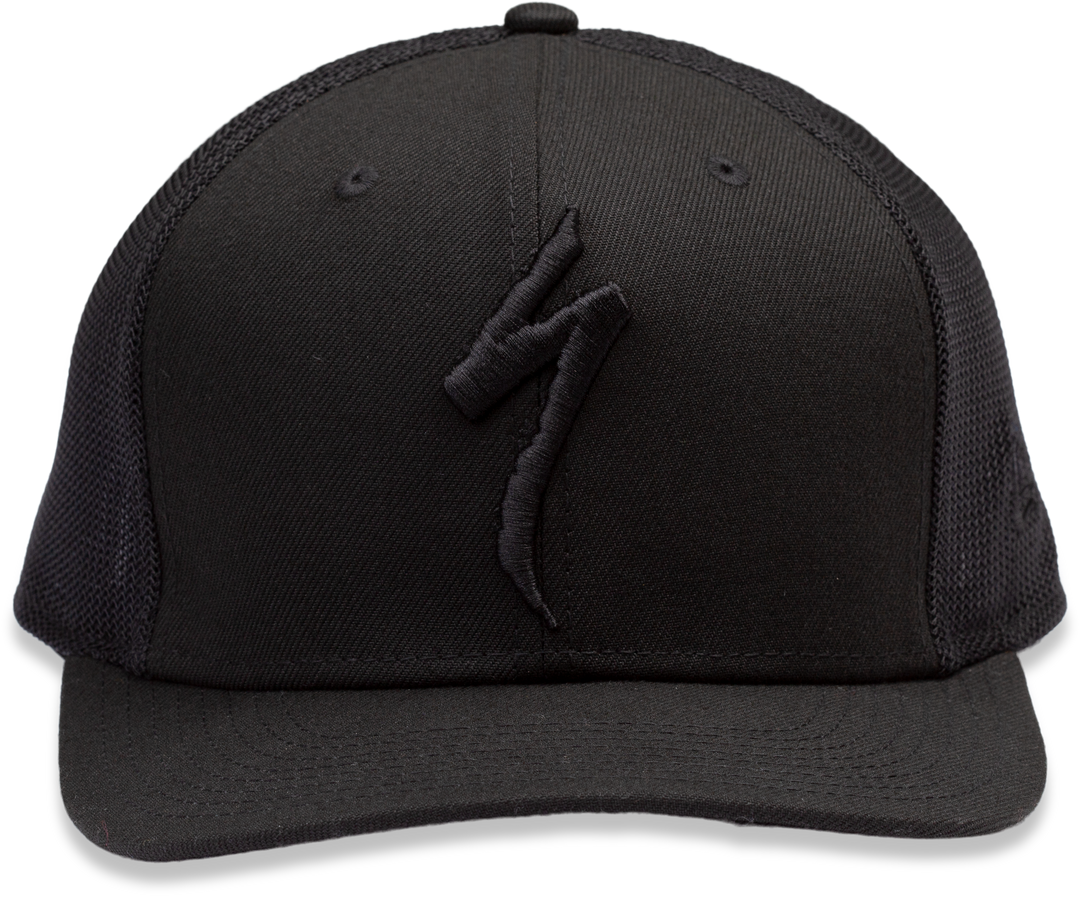 New Era Trucker Hat S-Logo Blk Osfa