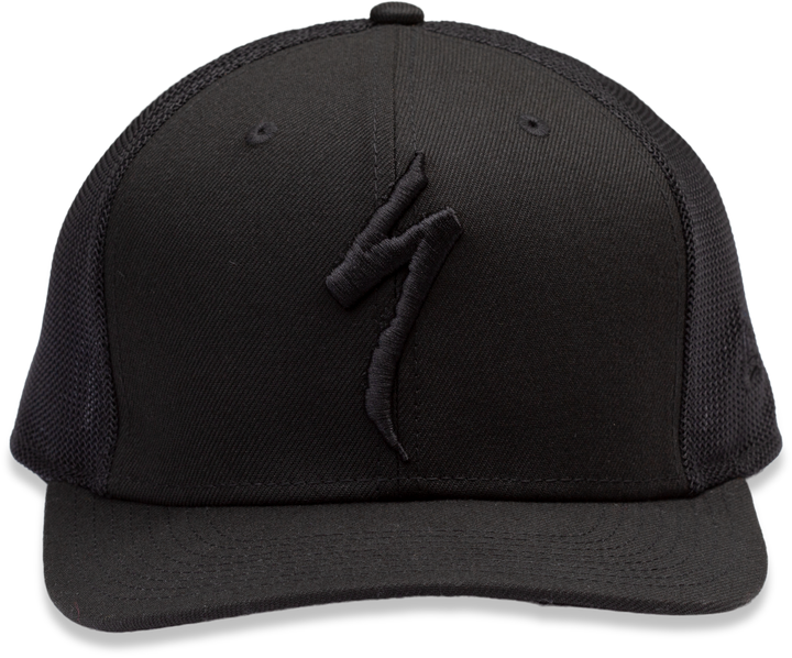 New Era Trucker Hat S-Logo Blk Osfa