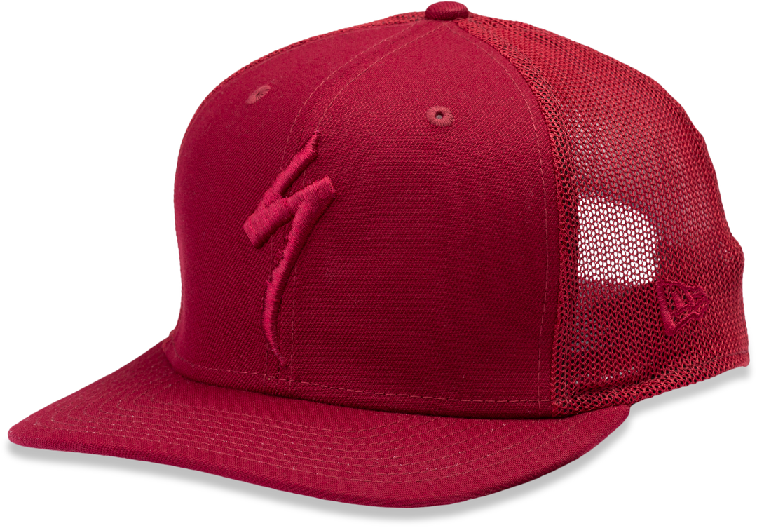 New Era Trucker Hat S-Logo Blk Osfa