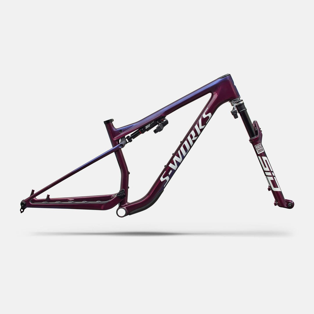 S-Works Epic 9 Frameset GLOSS BORDEAUX METALLIC / BLUE PEARL EDGE FADE / METALLIC WHITE SILVER XL