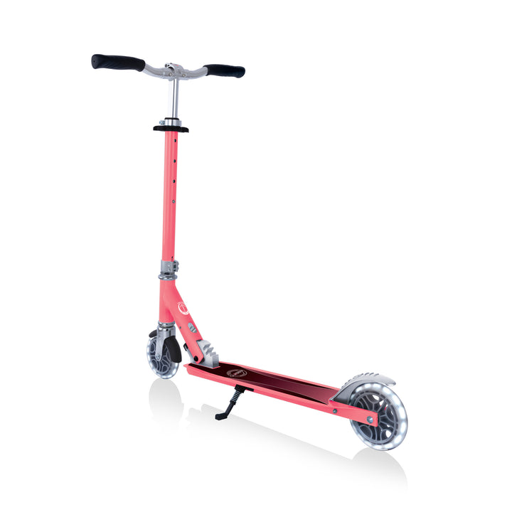 Globber FLOW ELEMENT Scooter with lights - Coral Pink