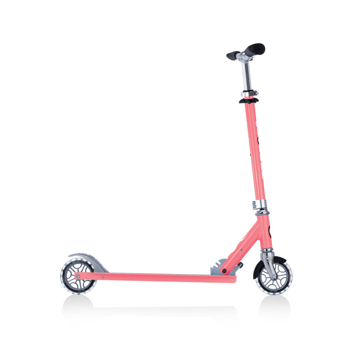 Globber FLOW ELEMENT Scooter with lights - Coral Pink
