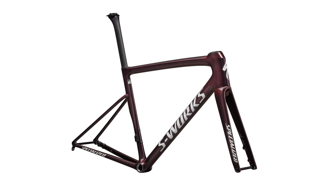S-Works Tarmac SL8 Frameset - Gloss Solidity / Red to Black Pearl / Metallic White