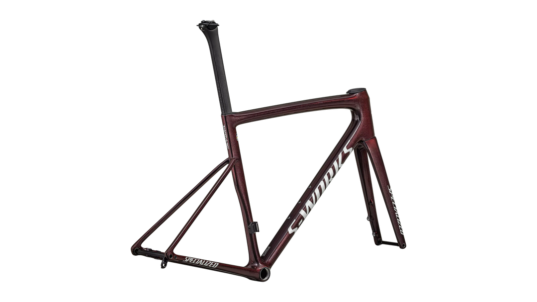 S-Works Tarmac SL8 Frameset - Gloss Solidity / Red to Black Pearl / Metallic White