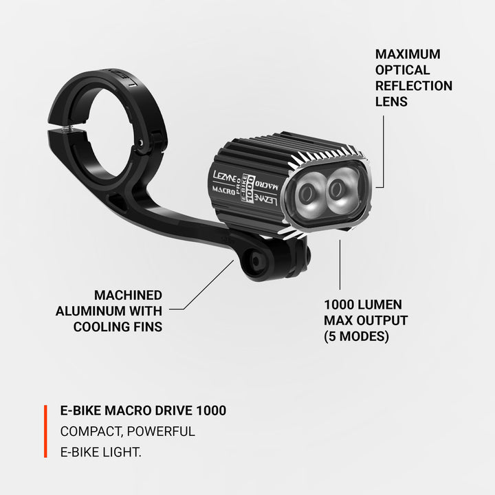 Lezyne E-bike Macro Drive 1000