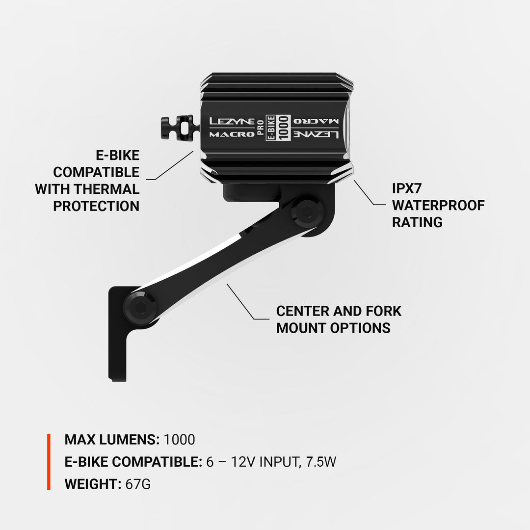Lezyne E-bike Macro Drive 1000