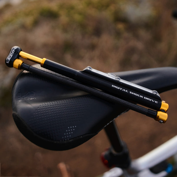 Lezyne Dig Shock Dri 400psi, Gua Blk