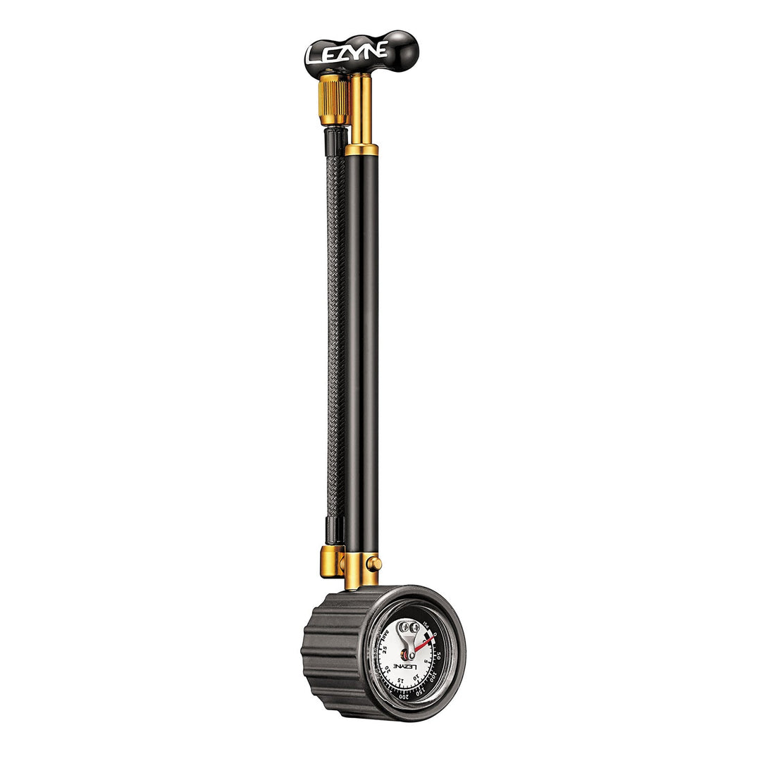 Lezyne Shock Drive 400psi, Guage - Bl