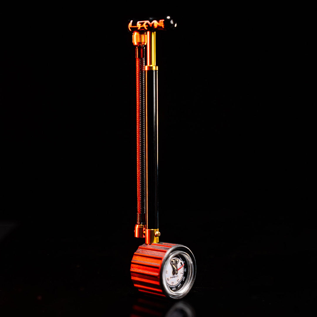 Lezyne Shock Drive 400psi, Guage - Bl