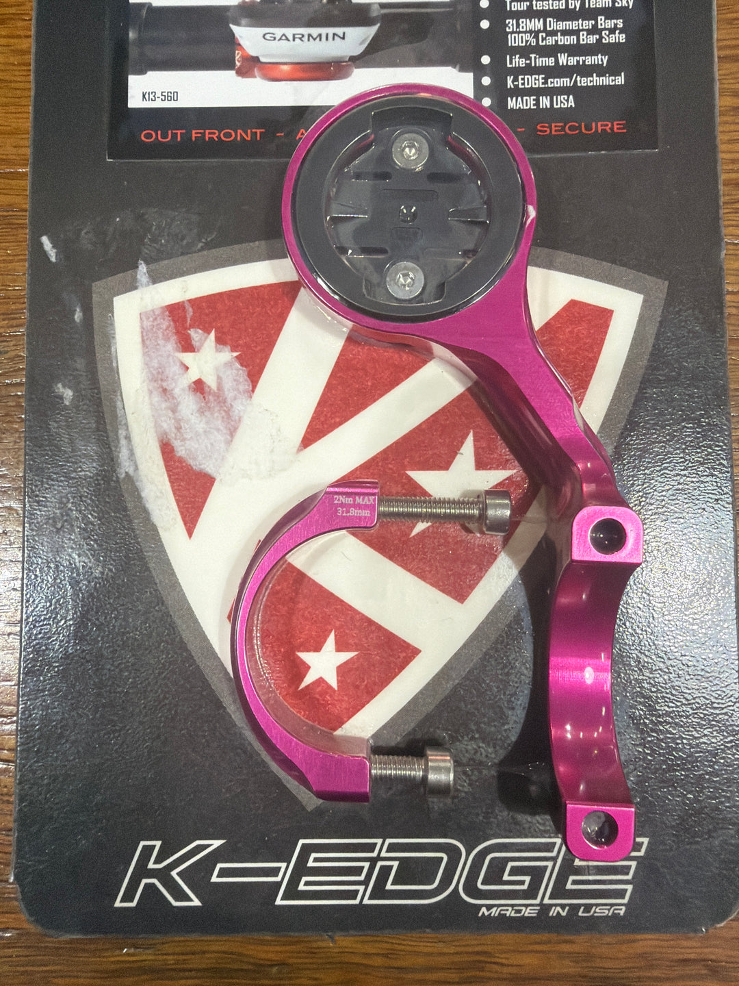 K-Edge Aero Computer Mount for Garmin LIMITED Pink
