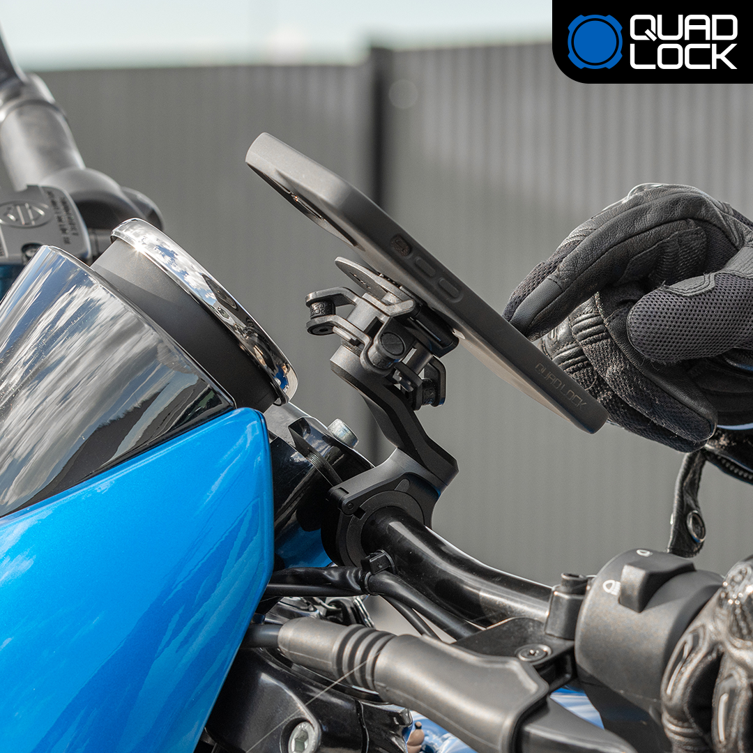 Quad Lock Motorcycle Handlebar Mount (V2)