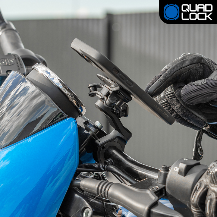 Quad Lock Motorcycle Handlebar Mount (V2)