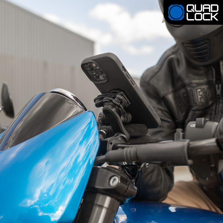 Quad Lock Motorcycle Handlebar Mount (V2)