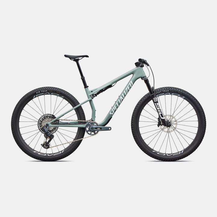 Epic 9 Expert GLOSS AGAVE GREY / METALLIC WHITE SILVER XL