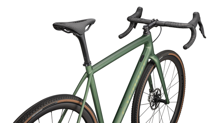 S-Works Crux Gloss Cypress Metallic / Viavi Gold to Silver Pearl 56