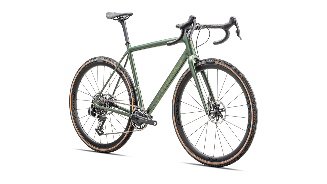 S-Works Crux Gloss Cypress Metallic / Viavi Gold to Silver Pearl 56