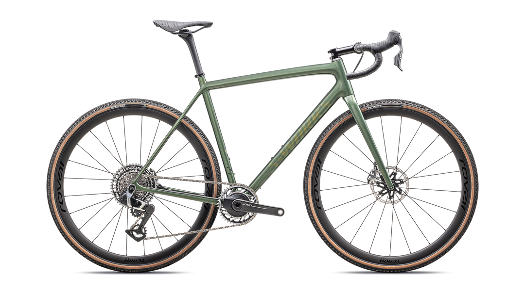 S-Works Crux Gloss Cypress Metallic / Viavi Gold to Silver Pearl 56
