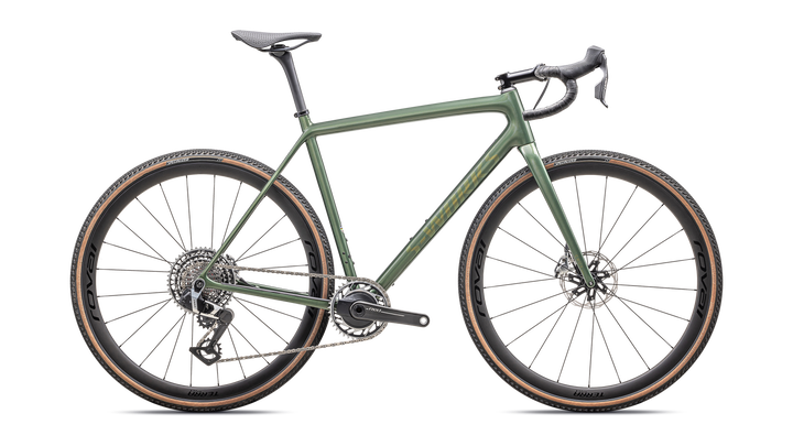 S-Works Crux Gloss Cypress Metallic / Viavi Gold to Silver Pearl 56