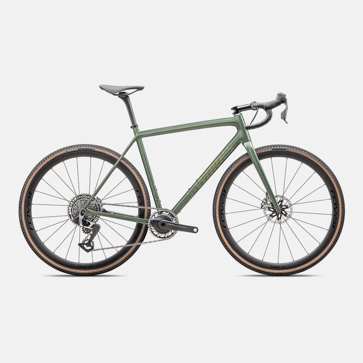 S-Works Crux Gloss Cypress Metallic / Viavi Gold to Silver Pearl 56