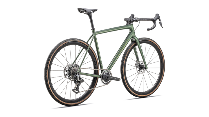 S-Works Crux Gloss Cypress Metallic / Viavi Gold to Silver Pearl 56