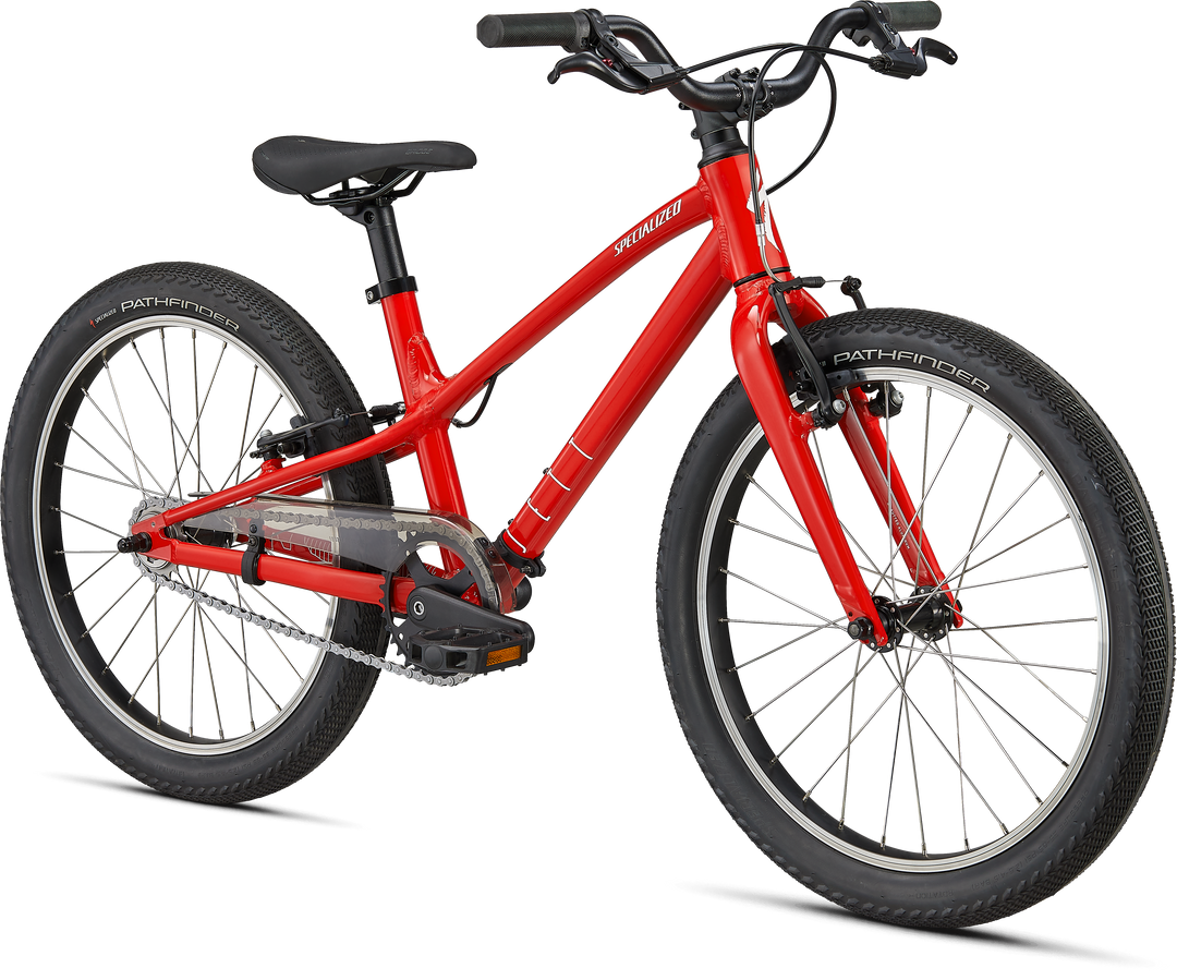 JETT 20 SINGLE SPEED GLOSS FLO RED / WHITE