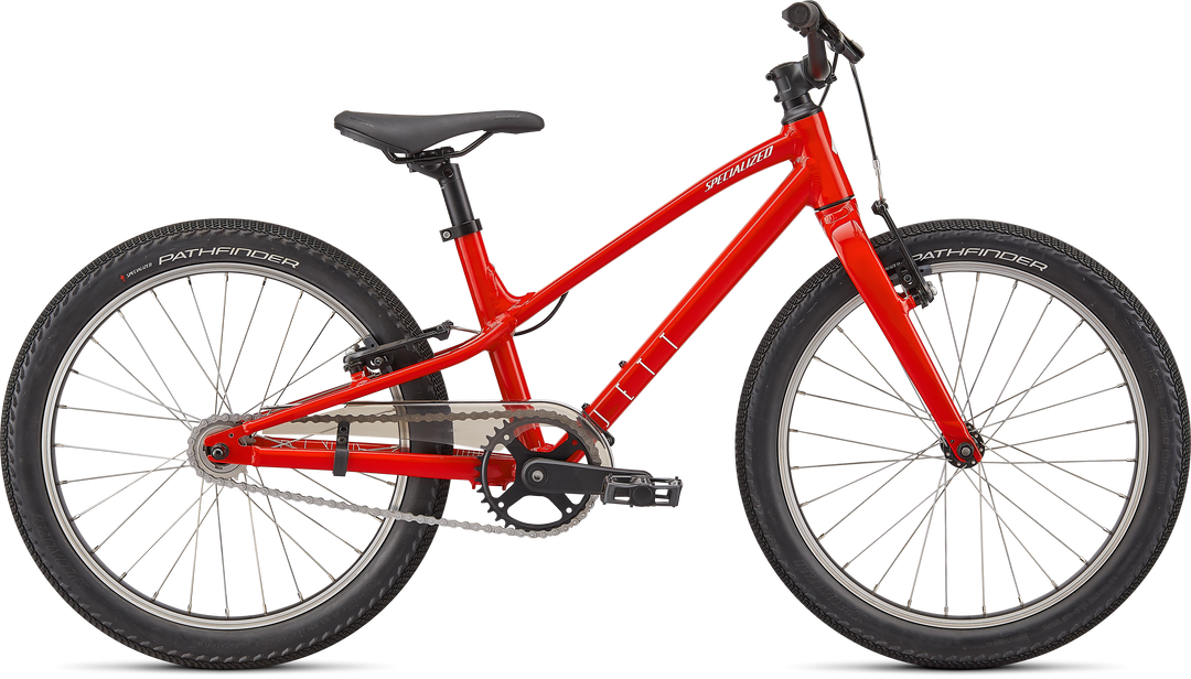 JETT 20 SINGLE SPEED GLOSS FLO RED / WHITE