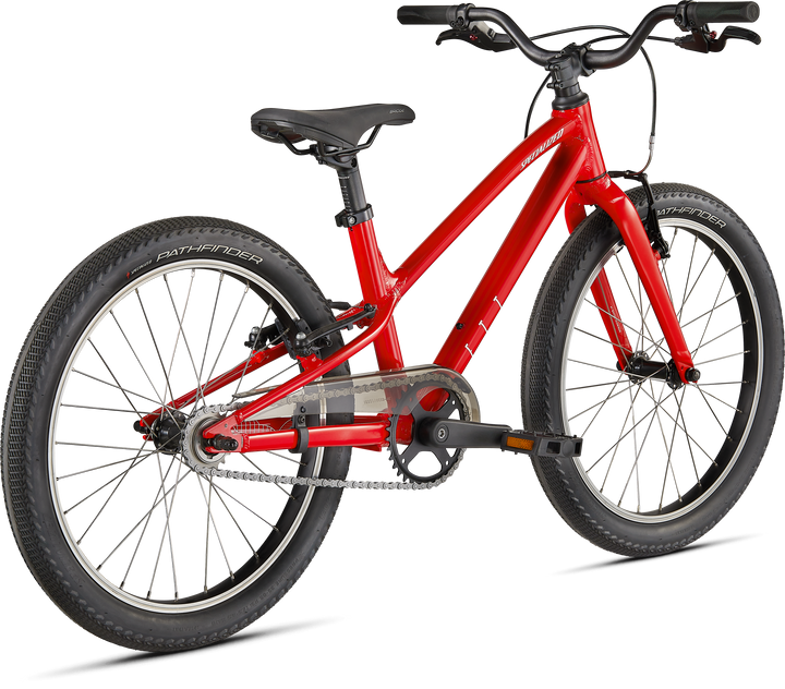 JETT 20 SINGLE SPEED GLOSS FLO RED / WHITE