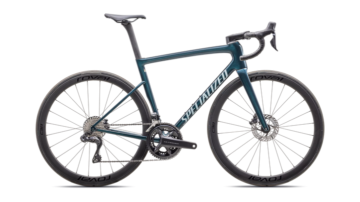 Tarmac SL8 Expert - Ultegra Di2 Gloss Deep Lake Metallic / Green Pearl Over Seafoam