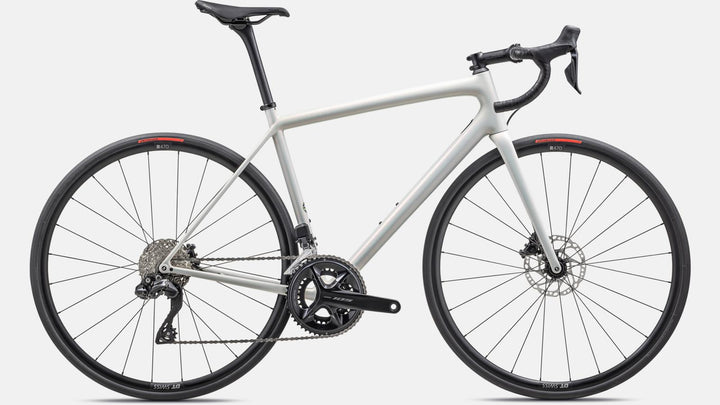 AETHOS COMP - SHIMANO 105 DI2 Gloss 100% Red Ghost Pearl Over Dune White/Dune White - Mackay Cycles - [product_SKU] - Specialized