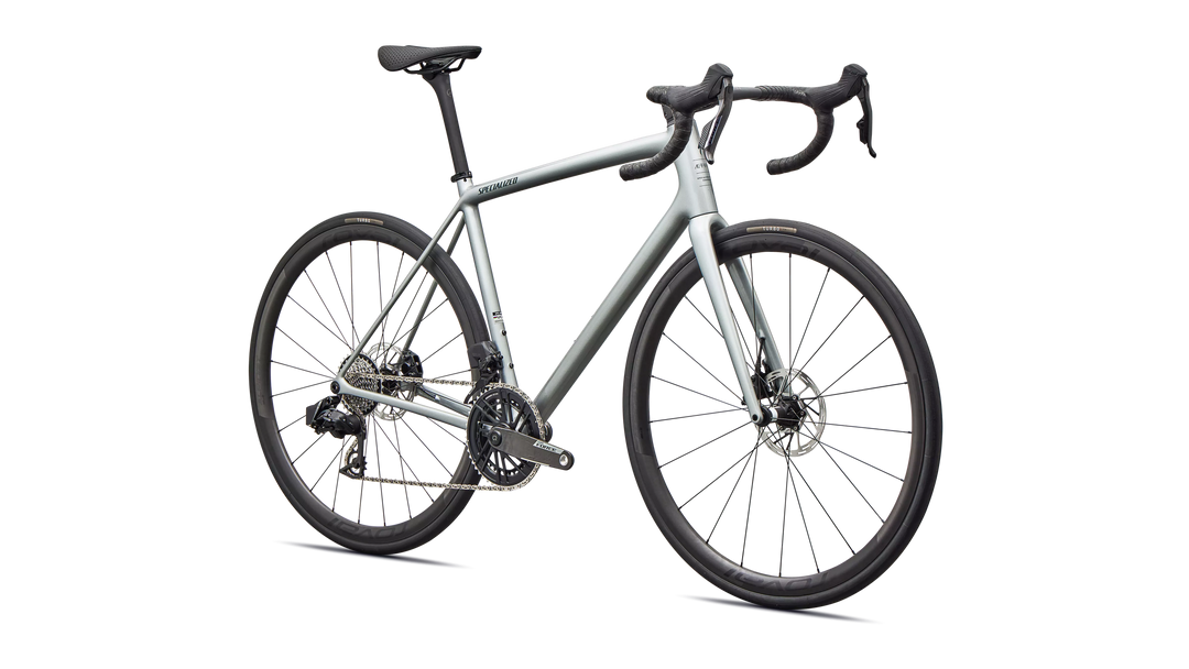 Aethos Pro AXS – Shadow Silver/Emerald Metallic