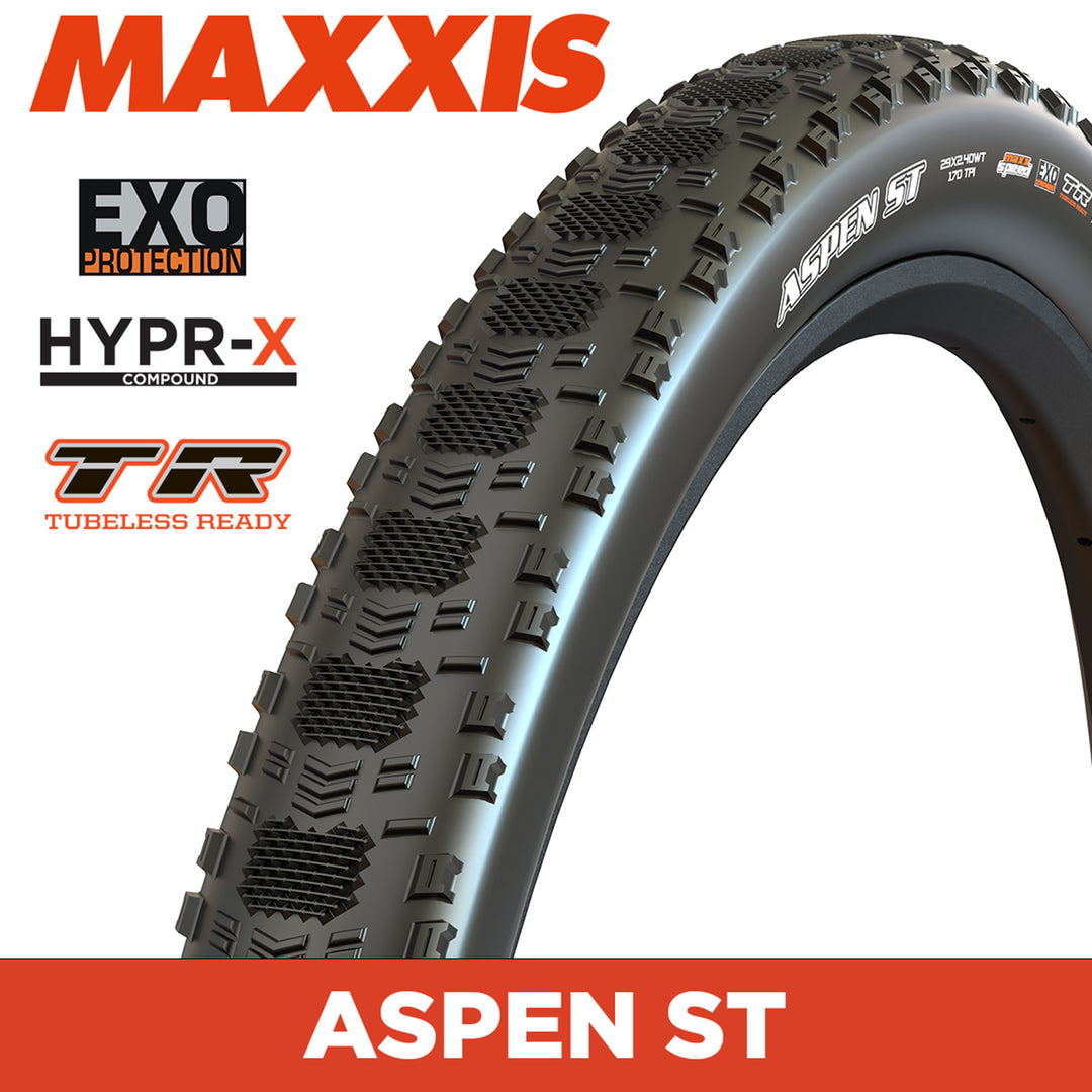 MAXXIS GRAVEL - ASPEN ST - 32X2.15 - HYPR-X/EXO/TR - Foldable 120 TPI E50