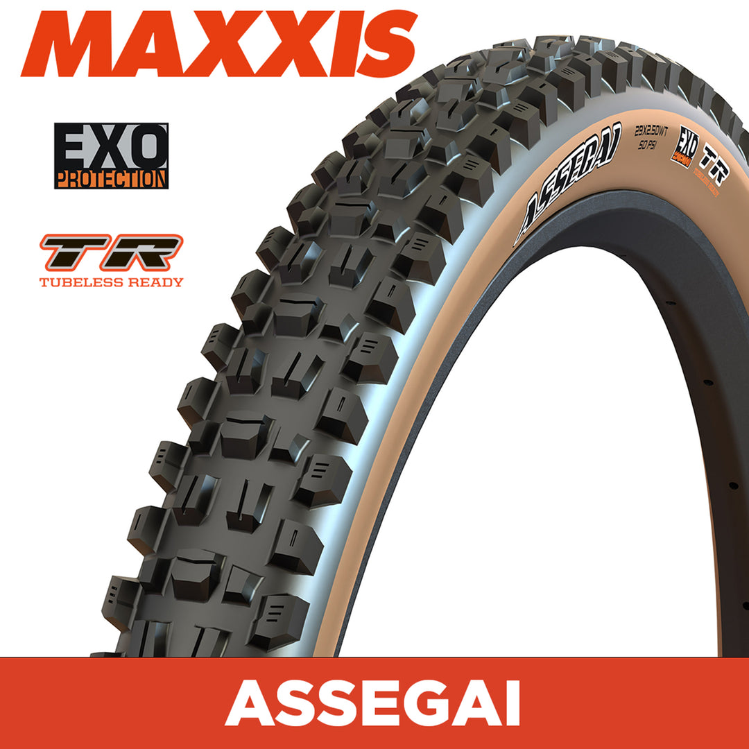 MAXXIS Mountain - ASSEGAI - 27.5X2.60 - EXO / TR / Tanwall - Foldable 60 TPI E25