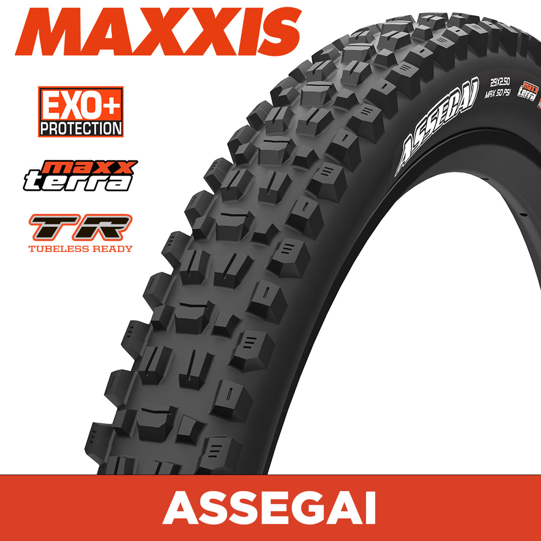MAXXIS Mountain - ASSEGAI - 27.5X2.60 - MAXXTERRA / EXO+ / TR - Foldable 60 TPI E25