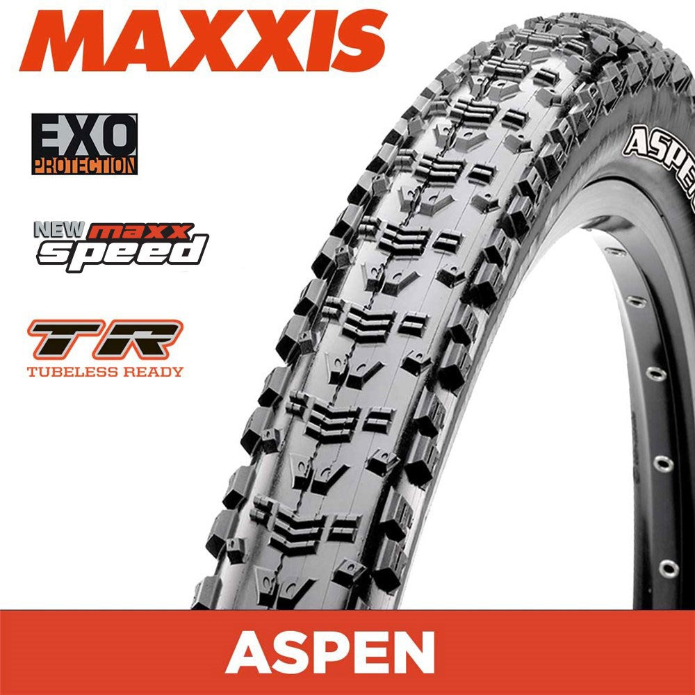 MAXXIS Mountain - ASPEN - 29X2.25 - MaXXSpeed / EXO / TR - Foldable 120 TPI E25