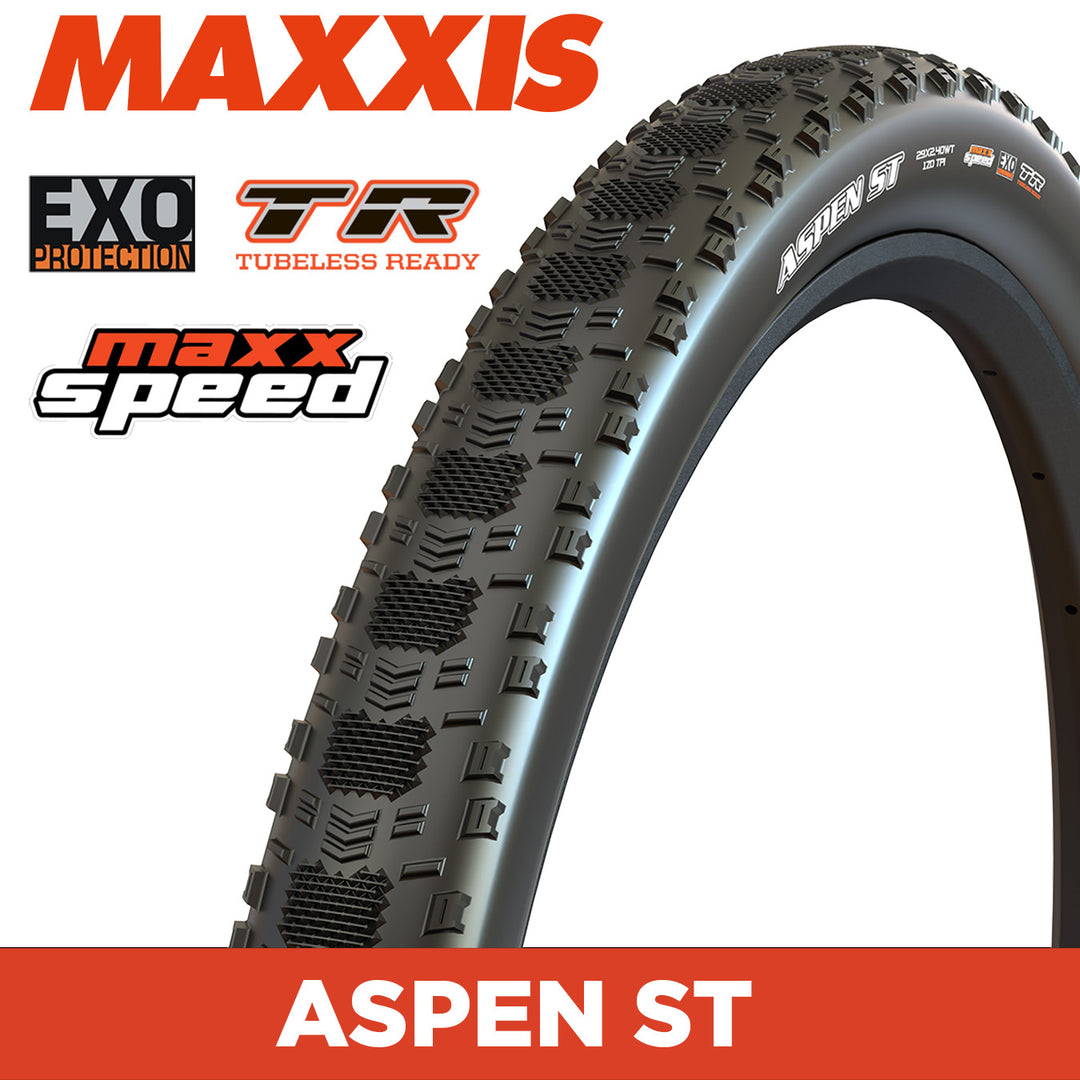 MAXXIS MOUNTAIN - ASPEN ST - 29X2.25 - MaxxSpeed / EXO / TR - Foldable 120 TPI E25