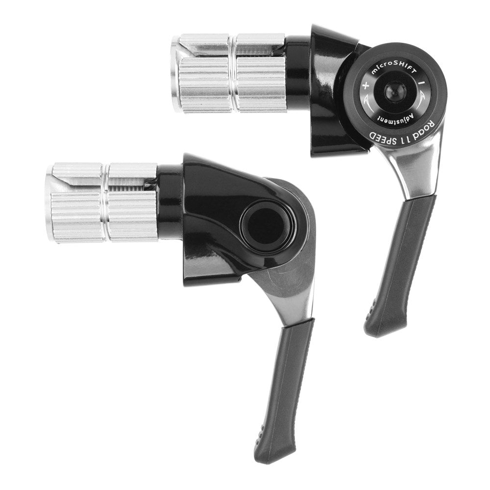 microSHIFT Bar End Shifters - 2/3x11 Road