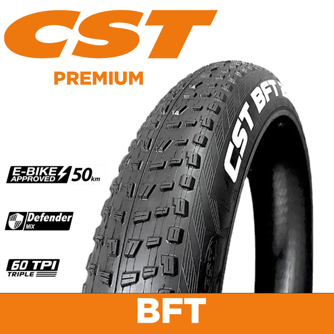 CST BFT Fat Bike Tyre - 26 x 4.0 Wire E50