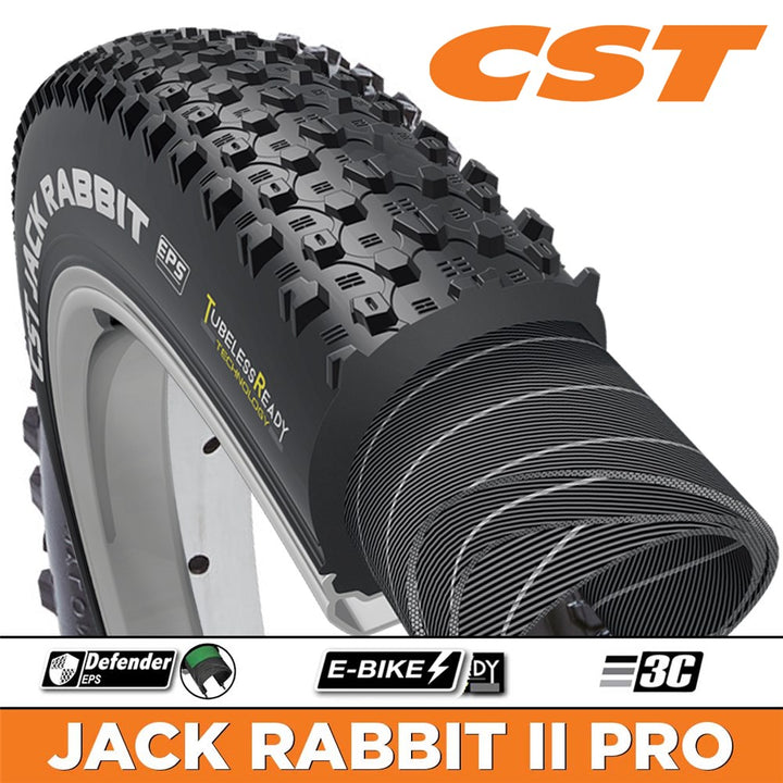 CST Jack Rabbit Tyre - 27.5 x 2.25 Folding TLR