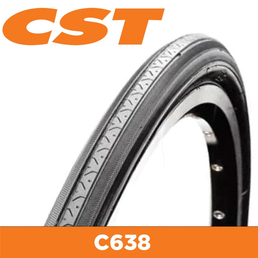CST C638 Retro Tyre - 27 x 1-1/4 Wire