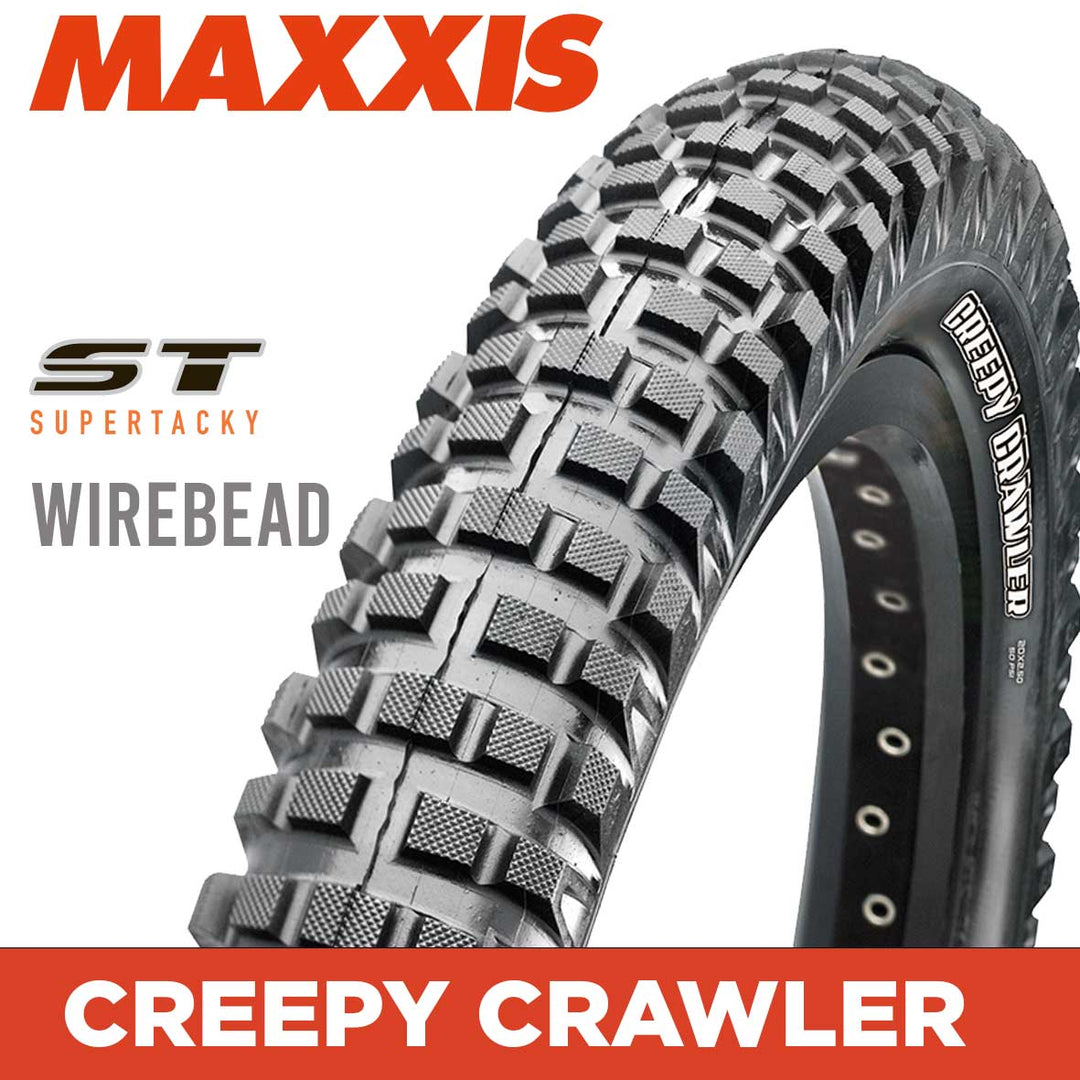 Maxxis Creepy Crawler R - (19 inch ETRTO 67-387) 20 X 2.50 - Wirebead 25 TPI 42a