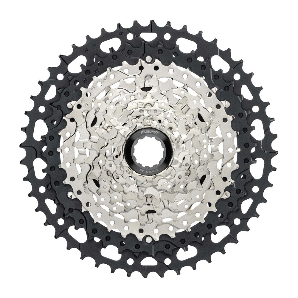 microSHIFT Advent MX CS-EG107 E-Bike Cassette - 10 Speed 11-48T