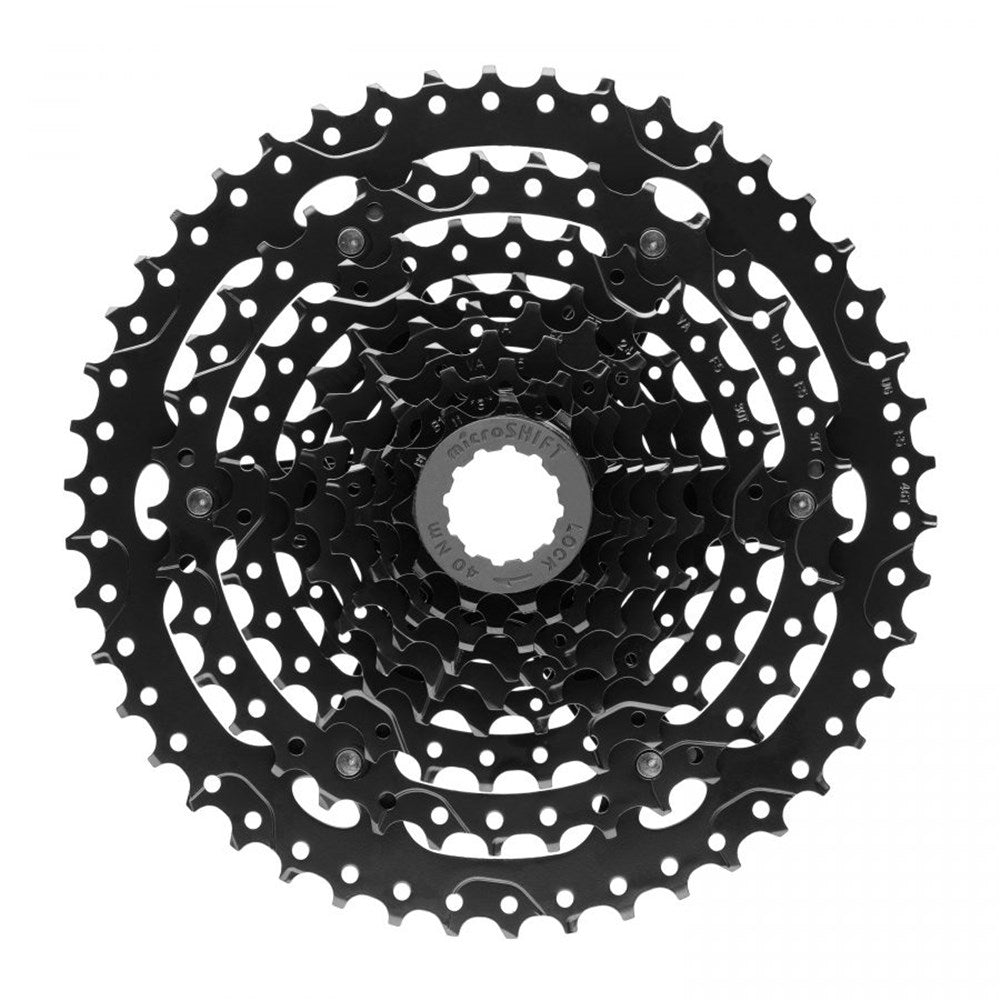 microSHIFT Advent CS-H093 E-Bike Cassette - 9 Speed 11-46T
