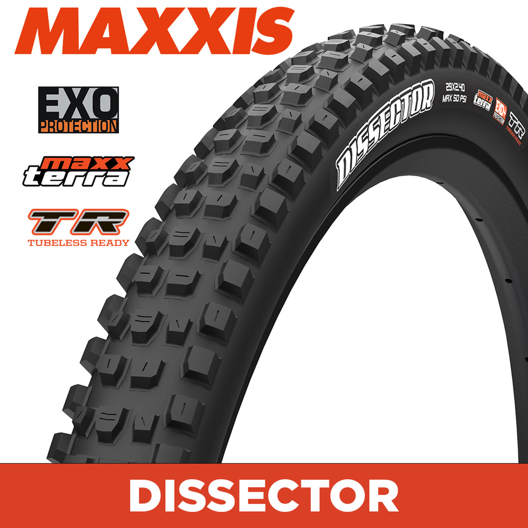 MAXXIS MOUNTAIN - DISSECTOR - 29x2.40 - MaxxTerra / EXO / TR - Foldable 60 TPI E50